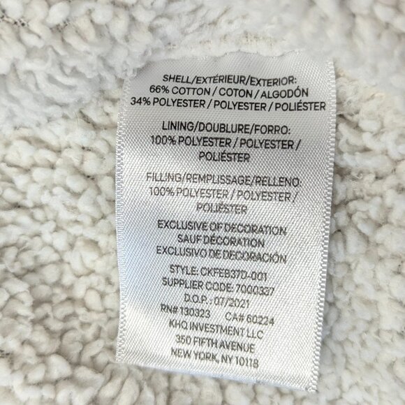 Calvin Klein Size 3T Black Sherpa Lined Jacket - Picture 10 of 11